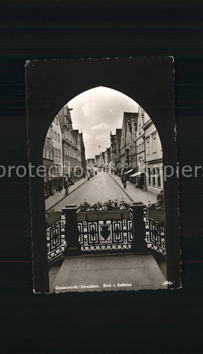 Donauwoerth Blick vom Rathaus