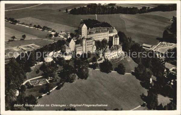 Chiemgau Schloss Hohenaschau Fliegeraufnahme