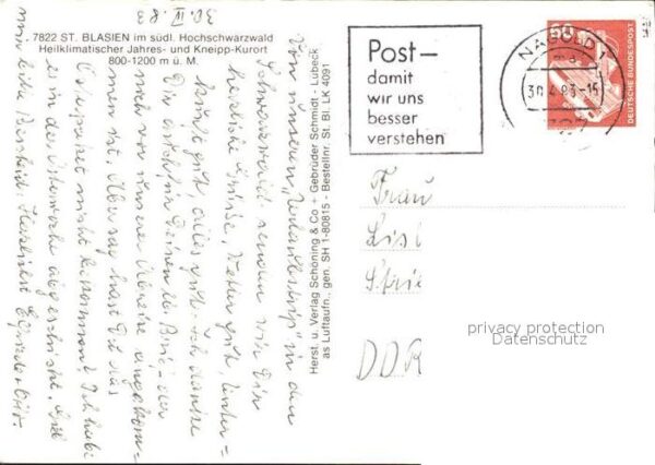 St Blasien Fliegeraufnahme mit Feldberg – Bild 2