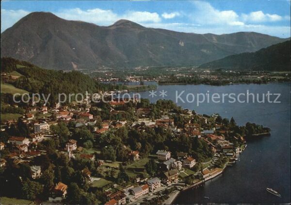 Tegernsee mit Wallberg und Blaubergen Fliegeraufn