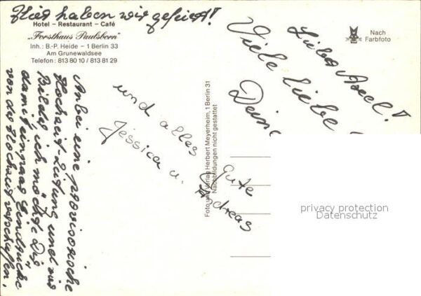 Berlin Hotel Restaurant Forsthaus Paulsborn Sp – Bild 2