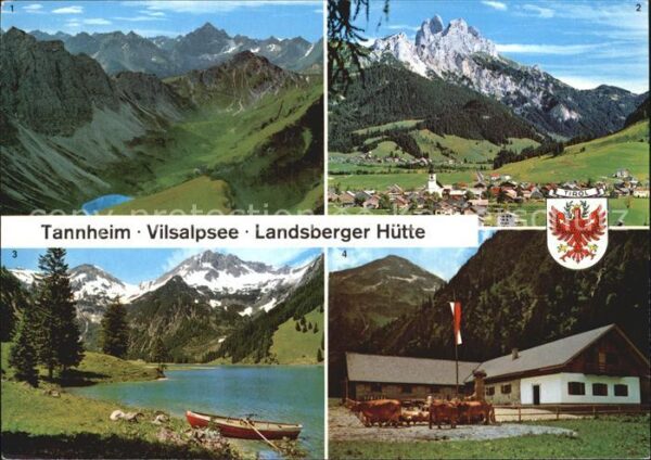 Tannheim Tirol Vilsalpsee Landsberger Hütte Alphütte