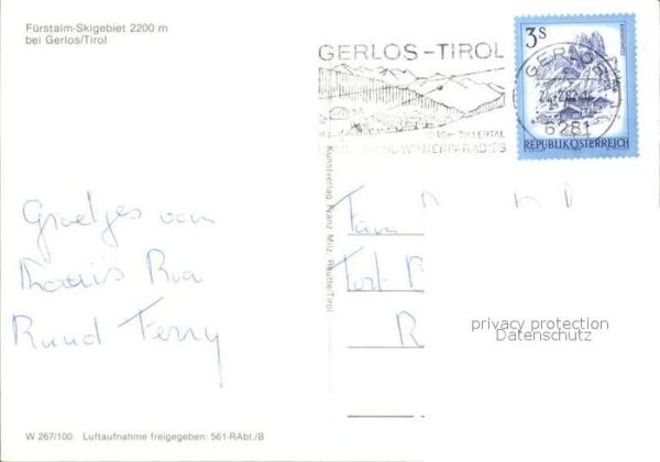 Gerlos Fürstalm Skigebiet Fliegeraufnahme – Bild 2