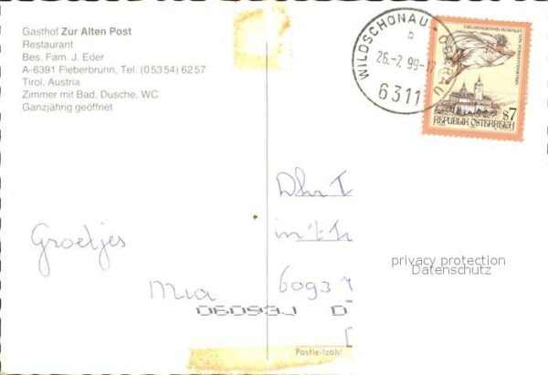 Fieberbrunn Tirol Gasthof Zur Alten Post – Bild 2