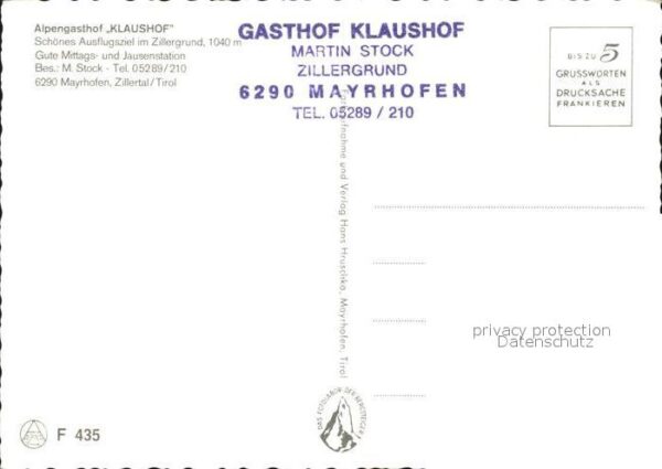 Mayrhofen Zillertal Alpengasthof Klaushof Gaststube – Bild 2