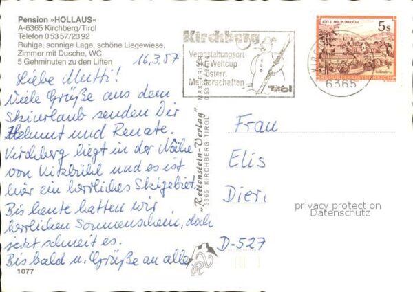 Kirchberg Tirol Pension Hollaus – Bild 2