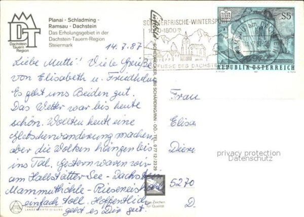Dachstein Steiermark mit Planai Schladming Ramsau Fliegerauf – Bild 2
