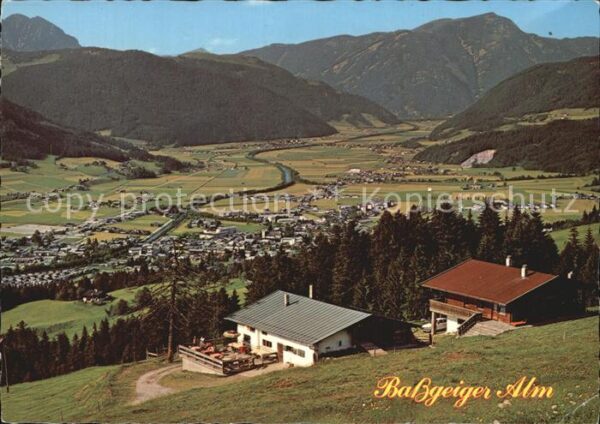 St Johann Tirol Jausenstation Bassgeiger Alm Panorama