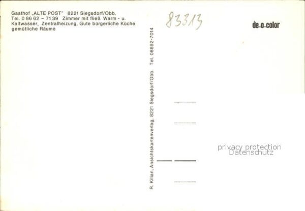 Siegsdorf Oberbayern Gasthof Alte Post – Bild 2