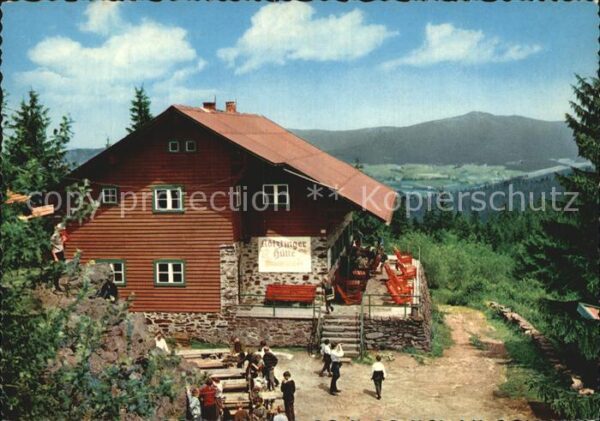 Koetztinger Huette im Bayrischen Wald Terrasse