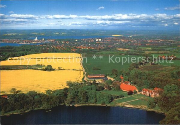 Eckernfoerde Blick vom Hemmelmarker Herrenhaus
