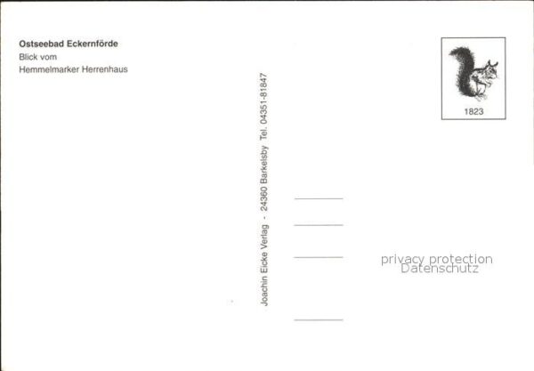 Eckernfoerde Blick vom Hemmelmarker Herrenhaus – Bild 2