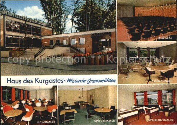 Malente-Gremsmuehlen Haus des Kurgastes Kursaal Klönzimmer L