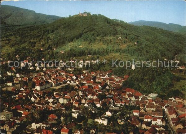 Auerbach Bergstrasse Fliegeraufnahme
