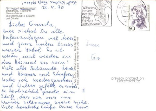 Wilhelmshaven Nordseebad Fliegeraufnahme – Bild 2