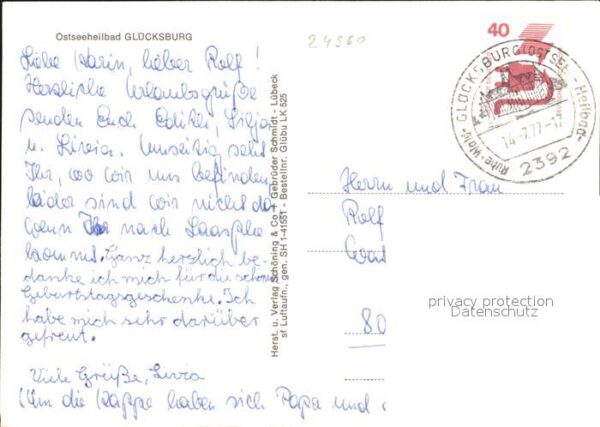 Gluecksburg Ostseebad Fliegeraufnahme – Bild 2