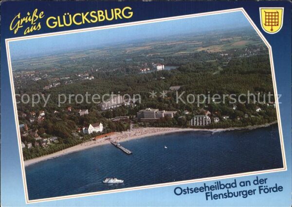 Gluecksburg Ostseebad Flensburger Förde Fliegeraufnahme