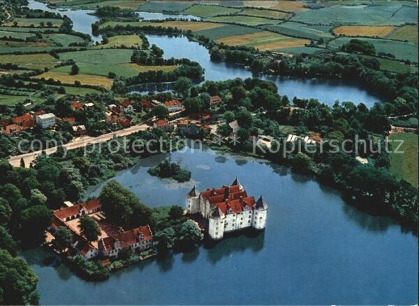 Gluecksburg Ostseebad Schloss Glücksburg Fliegeraufnahme