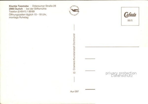 Aurich Ostfriesland Kluntje Teestube Gaststube Mühlenmuseum – Bild 2