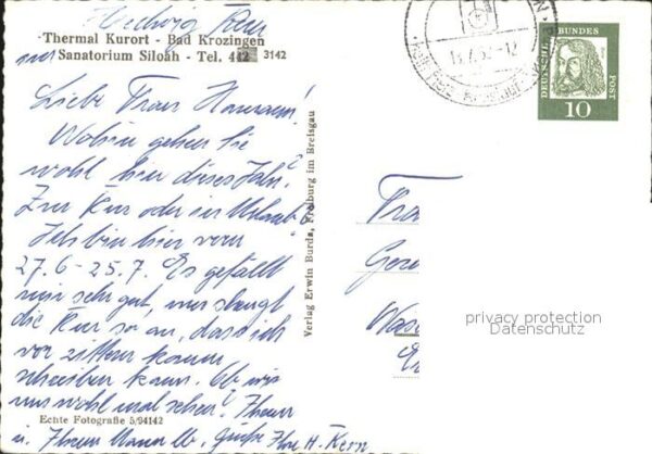 Bad Krozingen Sanatorium Siloah – Bild 2