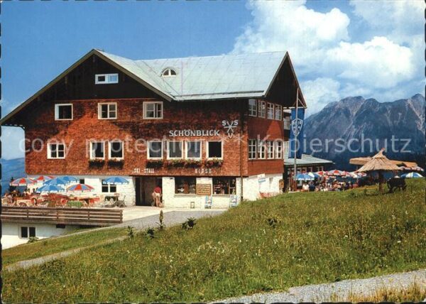 Oberstdorf Alpenhotel Schönblick Terrasse