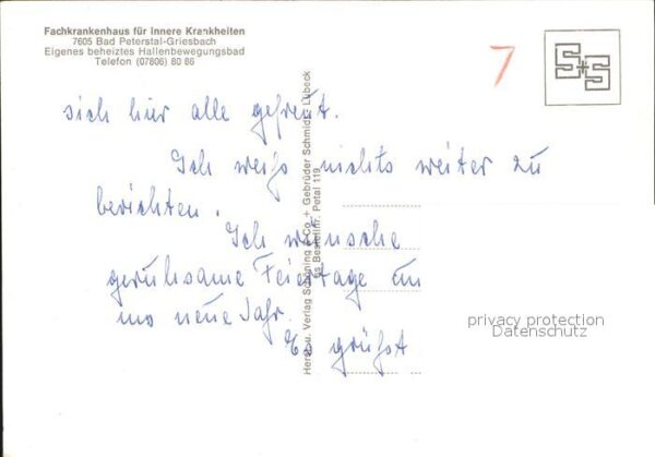 Bad Peterstal-Griesbach Fachkrankenhaus für Innere Krankheiten – Bild 2