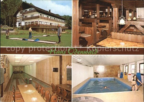 Schwarzach Odenwald Hotel Restaurant Haus Odenwald Minigolf