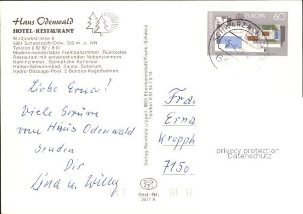 Schwarzach Odenwald Hotel Restaurant Haus Odenwald Minigolf – Bild 2