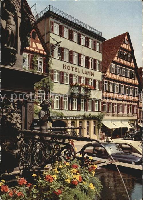 Tuebingen Hotel Lamm am historischen Marktplatz