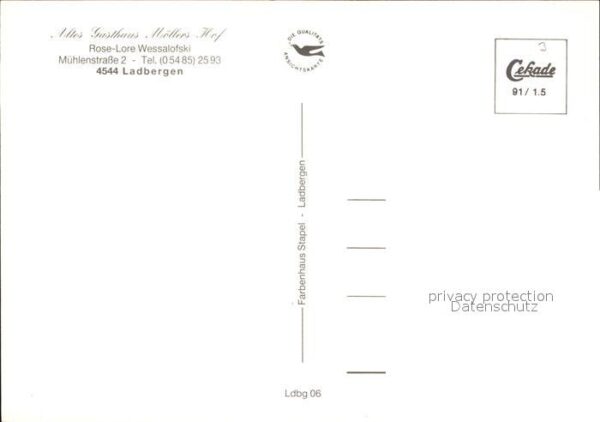 Ladbergen Altes Gasthaus Möllers Hof Garten – Bild 2