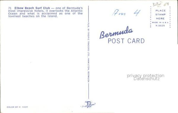 Bermuda Elbow Beach Surf Club Fliegeraufnahme – Bild 2