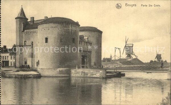 Bruges BRUGGE Belgie Porte Ste Croix