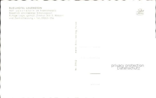 Lauenstein Oberfranken Burghotel Lauenstein Fliegeraufnahme – Bild 2