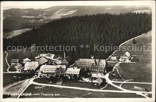 Feldberg Schwarzwald Feldbergerhof Fliegeraufnahme