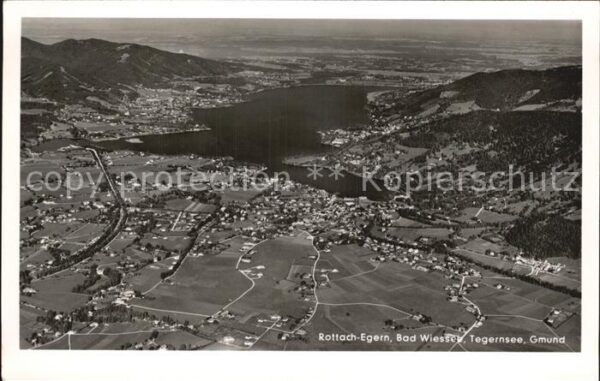 Rottach-Egern Bad Wiessee Tegernsee Gmund Fliegeraufn
