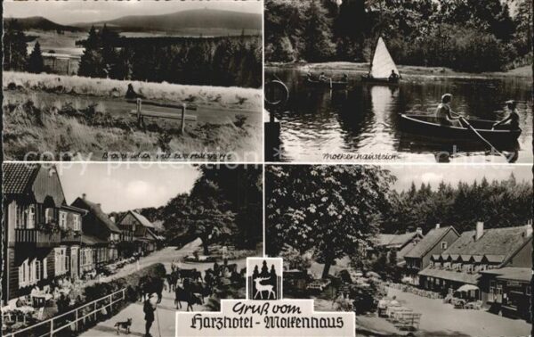 Bad Harzburg Brockenblick auf Edertalsperre Wolkenha