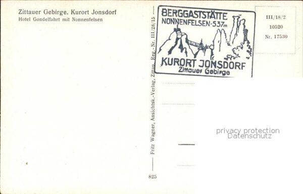 Jonsdorf Hotel Gondelfahrt mit Nonnenfelsen – Bild 2