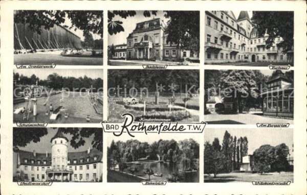 Bad Rothenfelde Gradierwerk Badehaus Kurhaus Kurgarten
