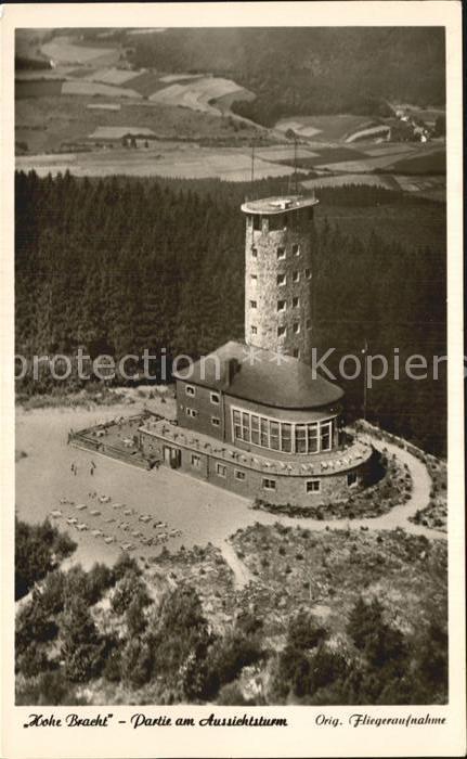 Kirchhundem Hohe Bracht Aussichtsturm Original Flie