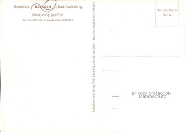 Bad Godesberg Rheinhotel Dreesen – Bild 2