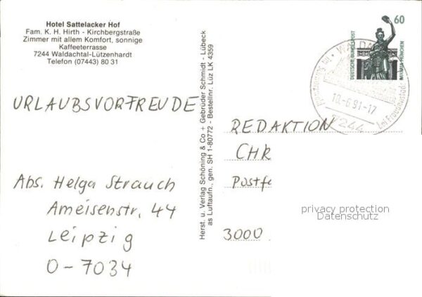 Luetzenhardt Hotel Sattelacker Hof Fliegeraufnahme – Bild 2