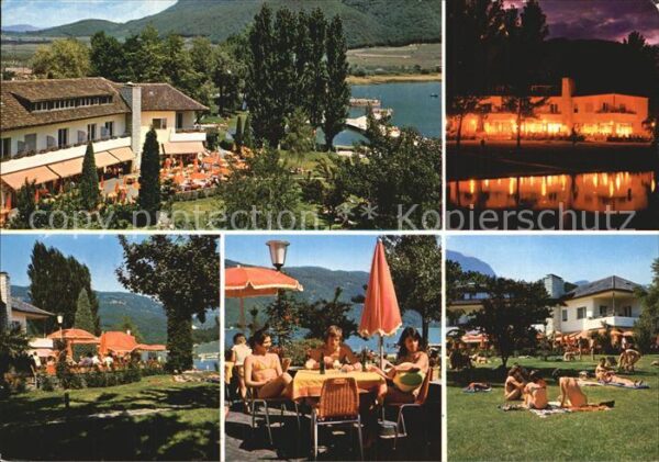 Kalterer See Suedtirol Hotel Restaurant Seegarten Terrasse Lie