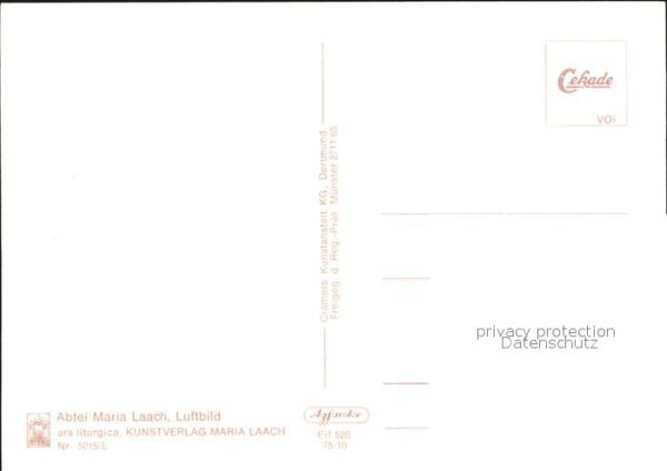 Maria Laach Glees Abtei Fliegeraufnahme – Bild 2