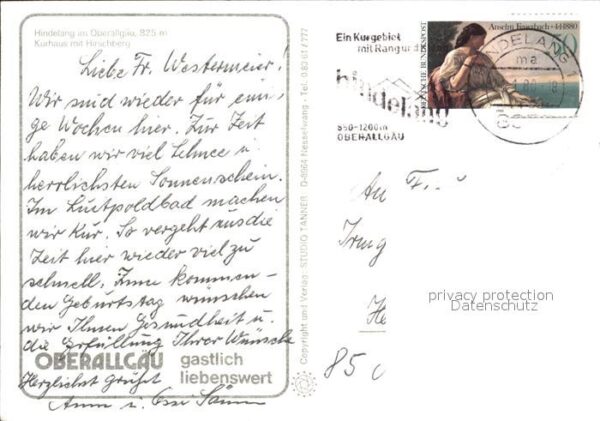 Hindelang Kurhaus mit Hirschberg – Bild 2