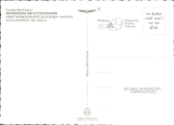 Kaprun Skiparadies Kitzsteinhorn Fliegeraufnah – Bild 2