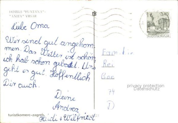 Vrsar Istrien Hotels Funtana Anita Fliegeraufnahme – Bild 2