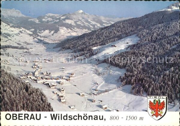 Oberau Tirol Fliegeraufnahme