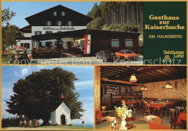 Obertrum See Gasthaus zur Kaiserbuche Gastraum Kapel