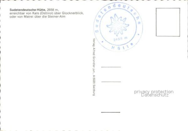 Kals Grossglockner Sudetendeutsche Hütte – Bild 2