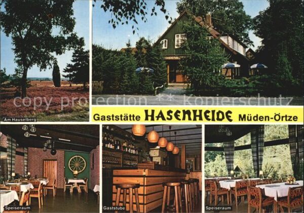 Mueden Oertze Gaststätte Hasenheide Hauselberg Speise